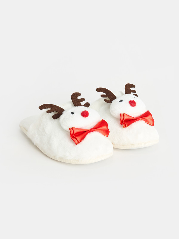 LCW STEPS Woman White Home Slippers