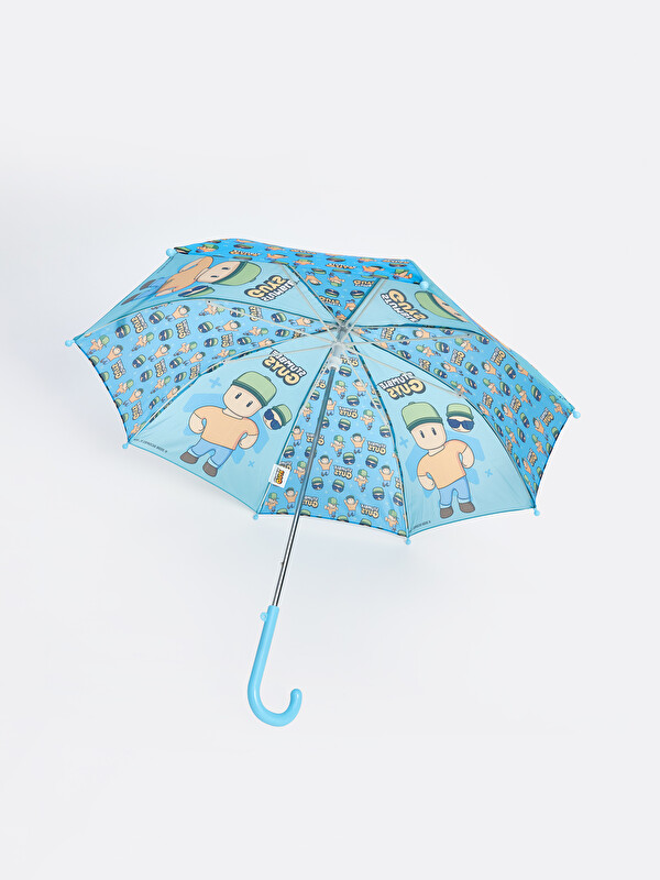 LCW JOY Stumble Guys Baskılı Erkek Çocuk Şemsiye