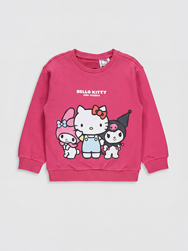 LC WAIKIKI Hello Kitty Baskılı Kız Çocuk Sweatshirt