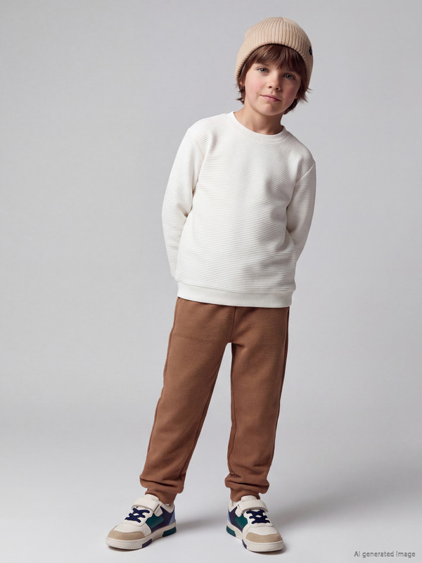 LCW Kids Boys' Textured Jogger Sweatpants