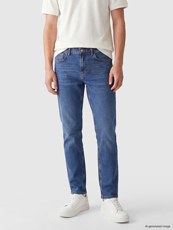 LCW ECO 750 Slim Fit Erkek Jean Pantolon