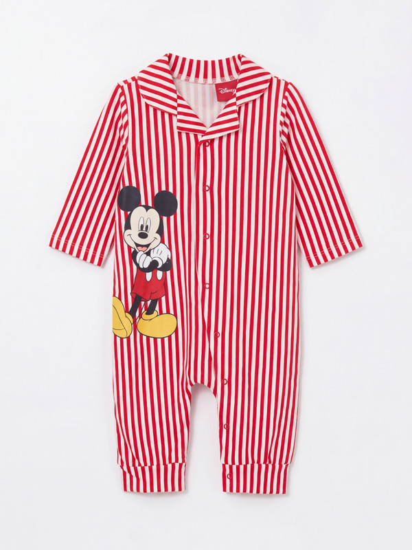 LCW baby Mickey Mouse Printed Baby Boys' Jumpsuit
