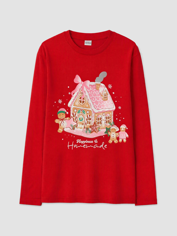 LCW Kids Christmas Themed Girls' Pyjamas Set