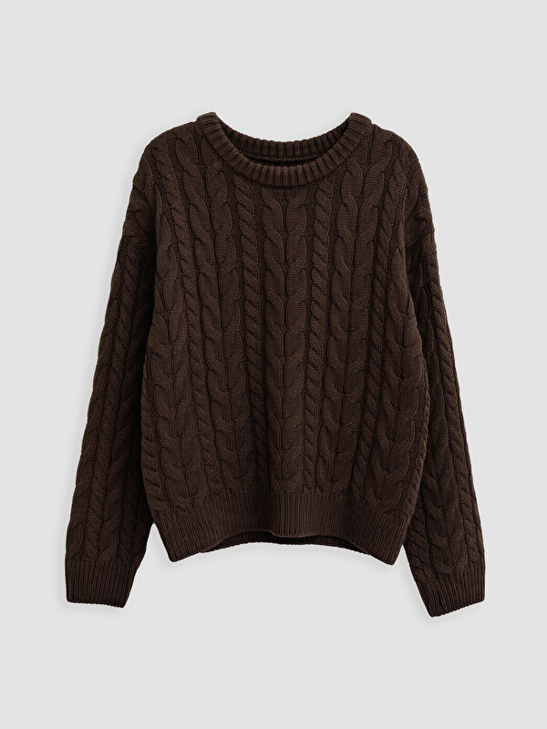 LCW Kids Crew Neck Girls' Sweater
