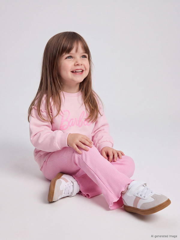 LCW baby Barbie Printed Baby Girls' Set