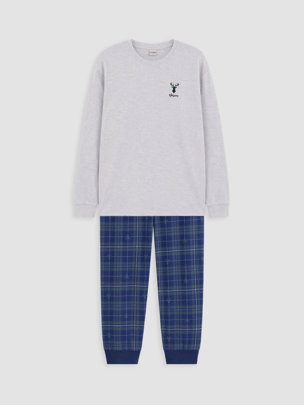 LCW Kids Boy Grey Pyjama Set