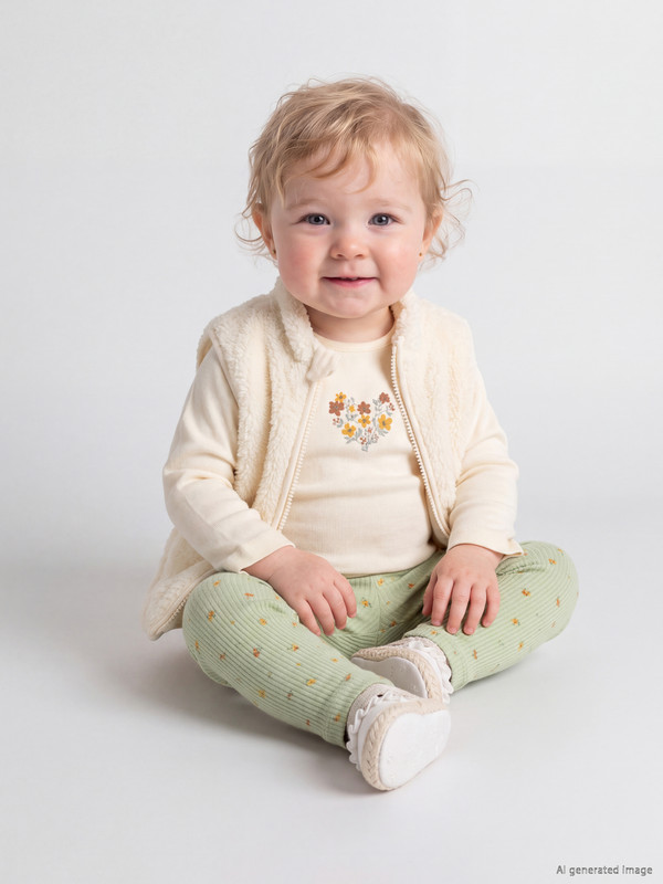LCW baby 3-Piece Floral Baby Girls' Set