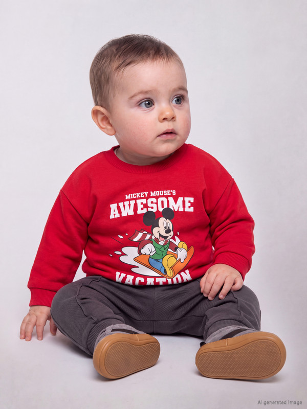 LCW baby Mickey Mouse Printed Baby Boys' Set