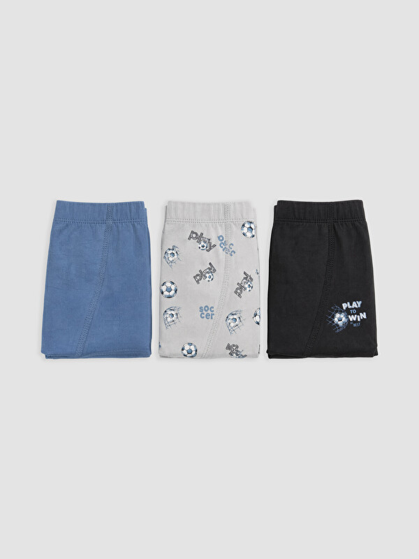 LCW Kids Patterned Boys' 3-Pack Boxer