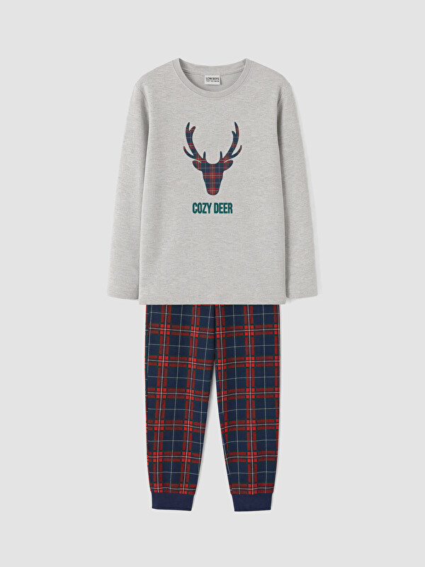 LCW Kids Printed Boys' Pyjamas Set