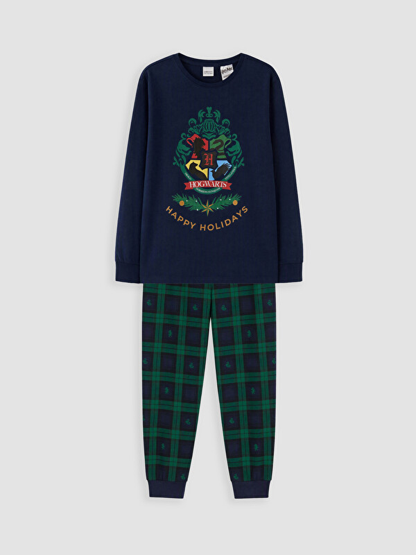 LCW Kids Harry Potter Baskılı Erkek Çocuk Pijama Takım