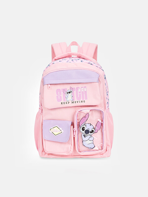LCW ACCESSORIES Stitch Baskılı Kız Çocuk Sırt Çantası
