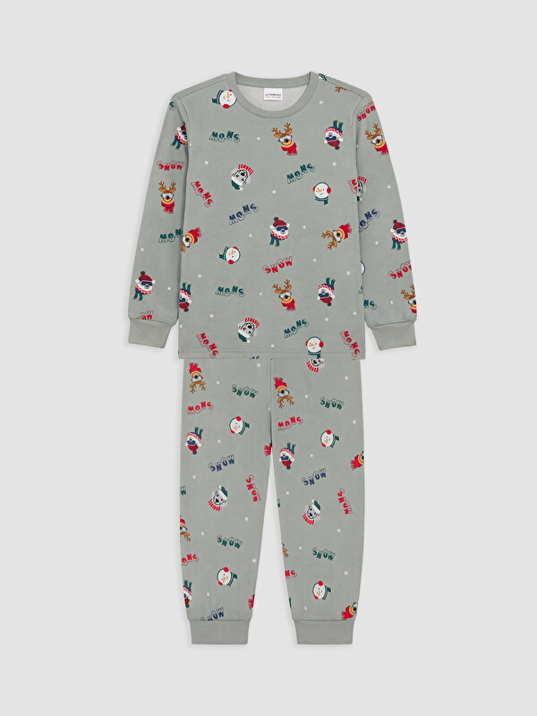 LCW Kids Boy Green Pyjama Set