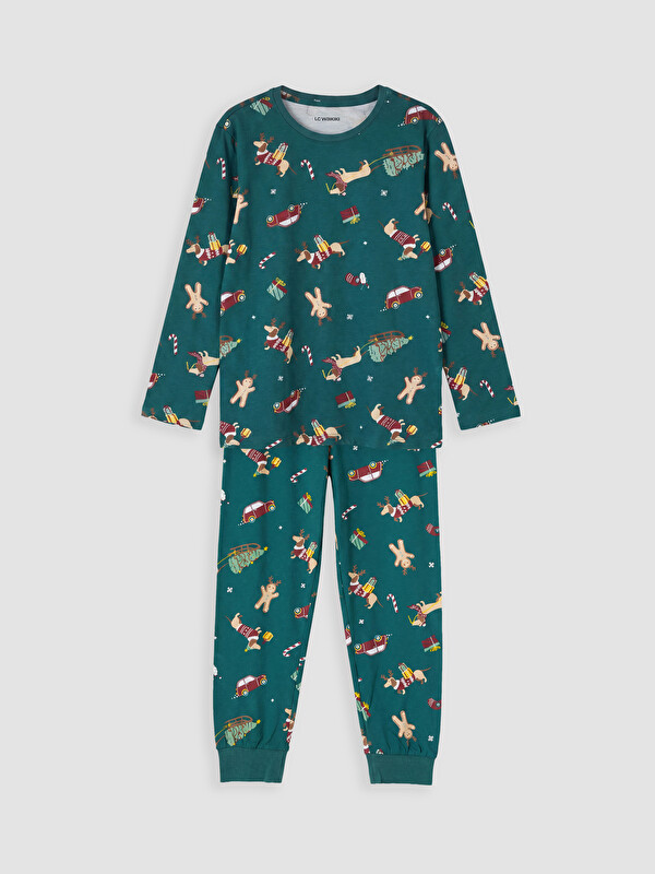LCW Kids New Year Themed Boys' Pyjamas Set