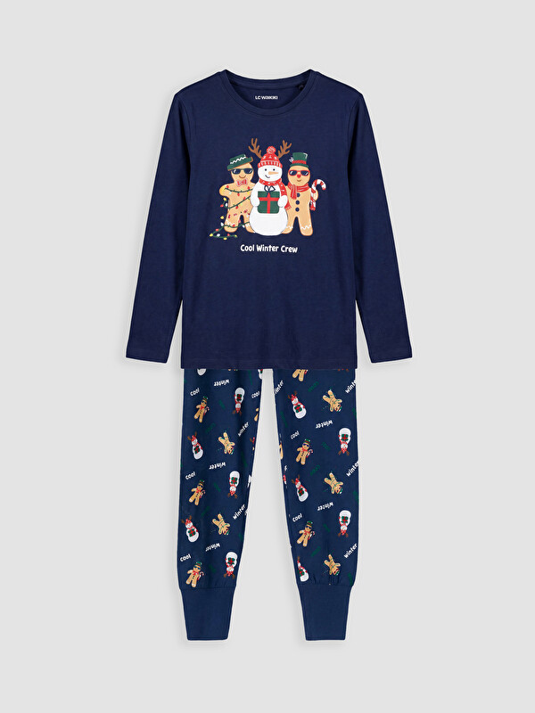 LCW Kids New Year Themed Boys' Pyjamas Set