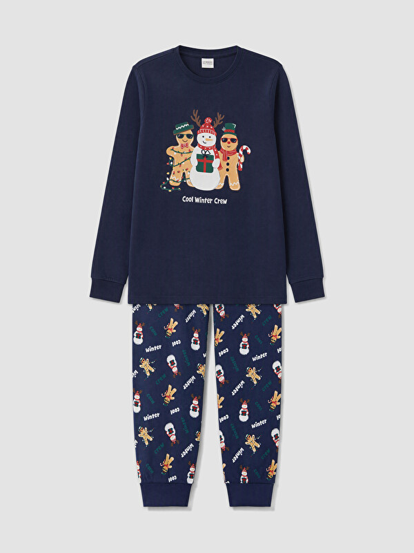 LCW Kids New Year Themed Boys' Pyjamas Set