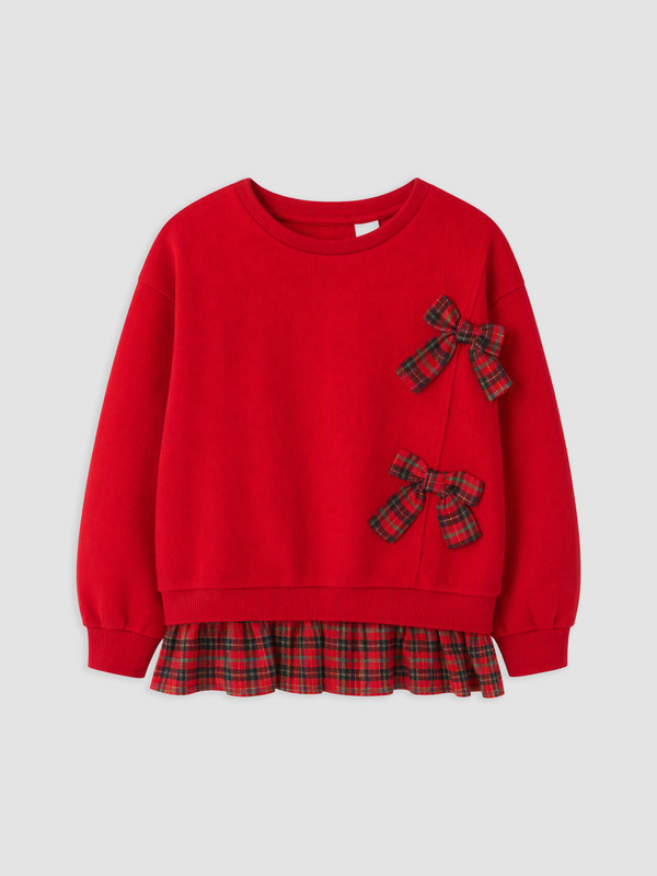 LCW Kids Bow Girls' Sweatshirt
