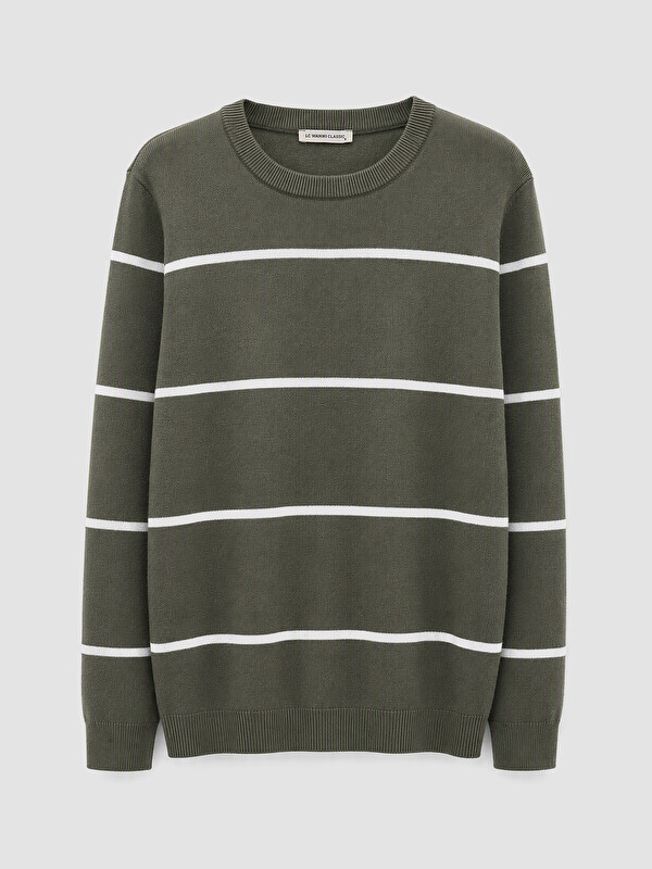 LCWAIKIKI Classic Man Green Sweater