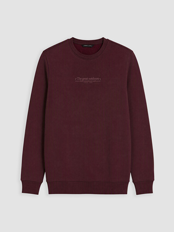 LCWAIKIKI Classic Crew Neck Printed Men's Sweatshirt