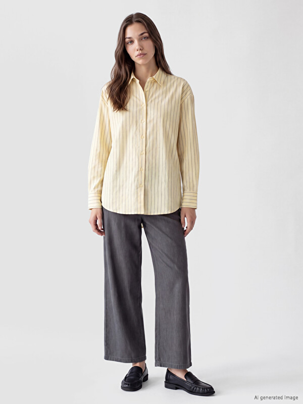 LCW Modest Blugi Wideleg Femei