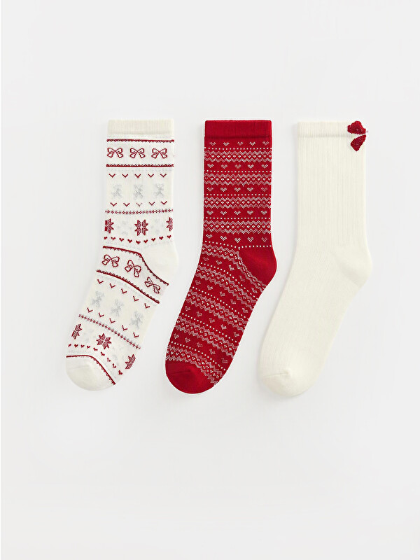 LCW DREAM New Year Themed Women's Ankle Socks 3's