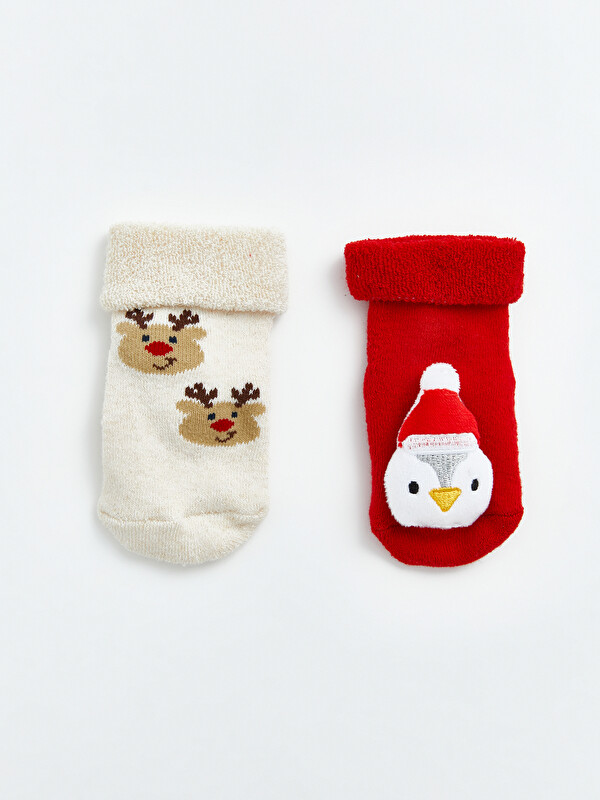 LCW baby Baby Boy Red Ankle Socks