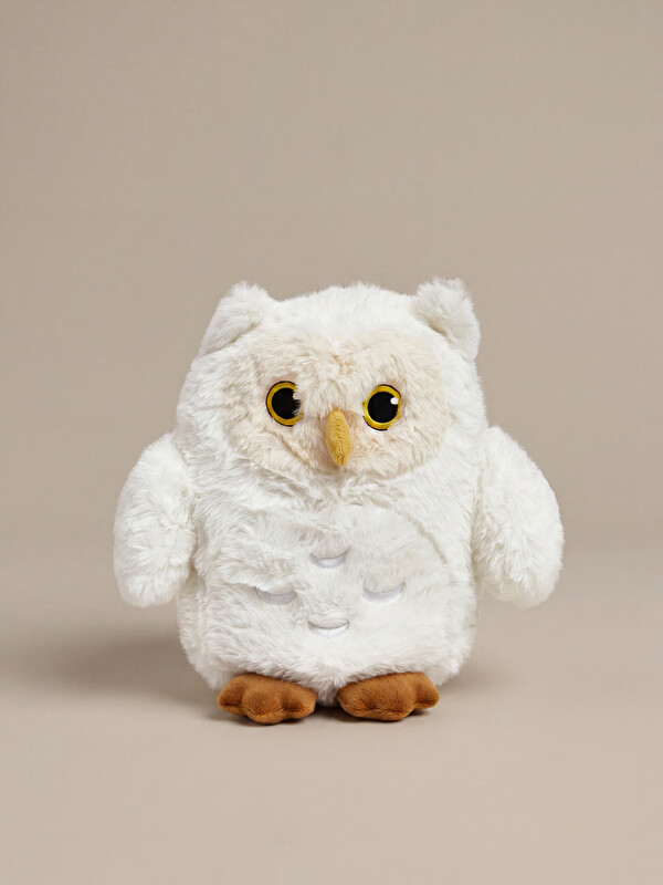 LCW HOME Owl Figured Plush Baby Cushion