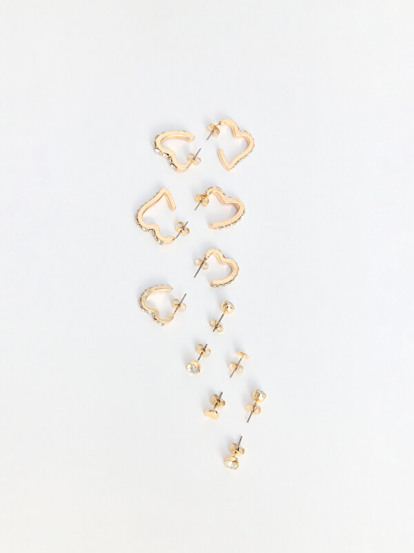 LCW JOY Women's Earring Set 6-piece