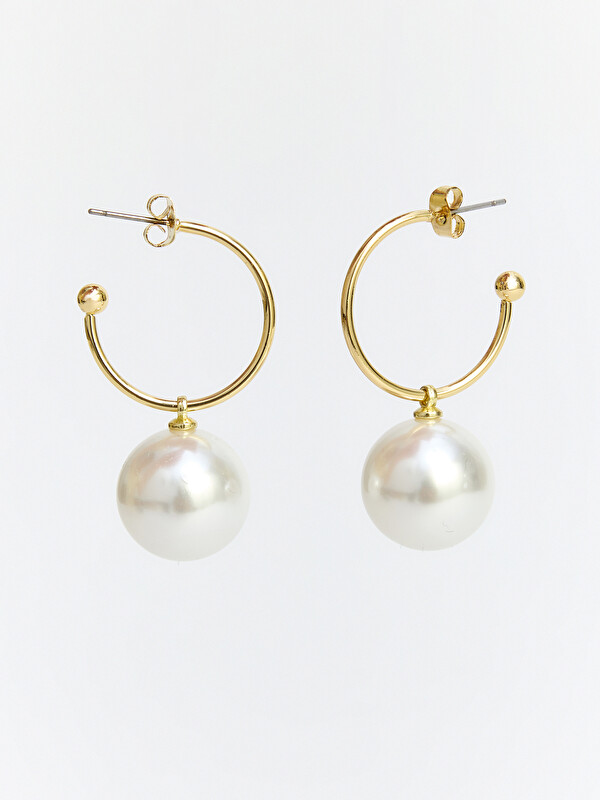 LCW JOY Pearl Figured Woman Earring