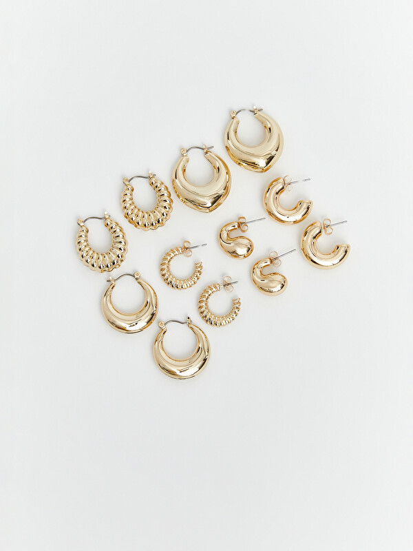 LCW JOY Women's Earring Set 6-piece