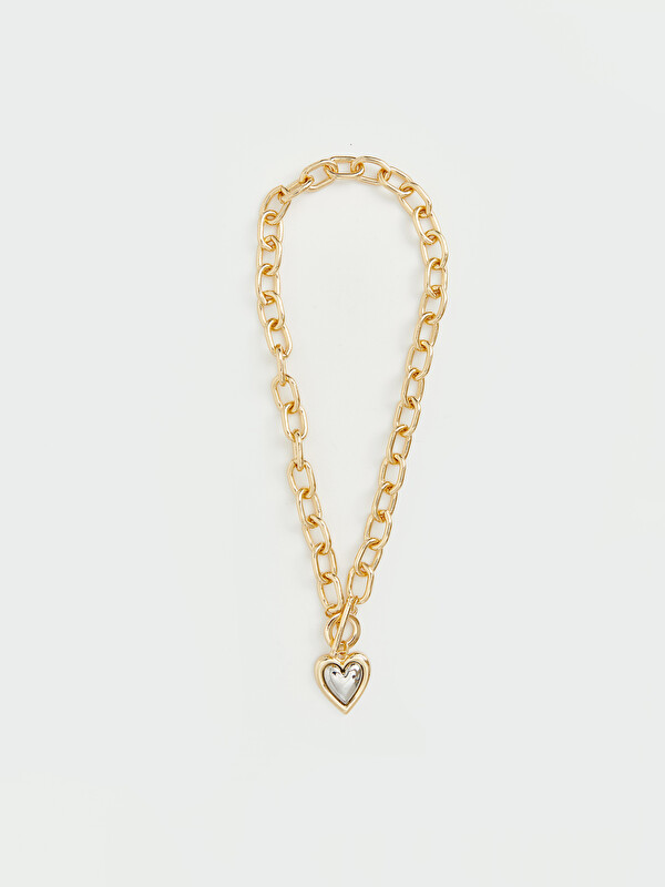 LCW JOY Heart Patterned Women's Necklace