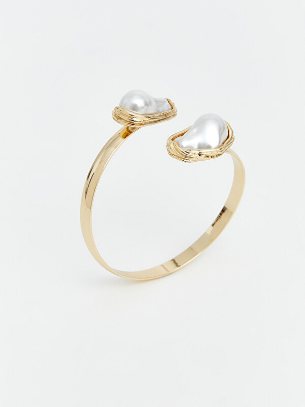 LCW JOY Pearl Figured Women's Cuff Bracelet