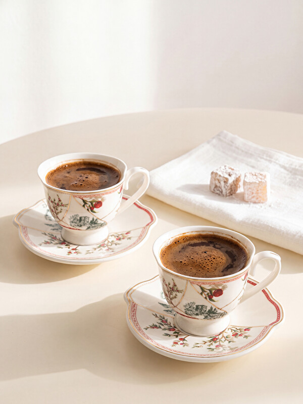 LCW HOME سێتی کوپێ قاوەی نەخشدار
