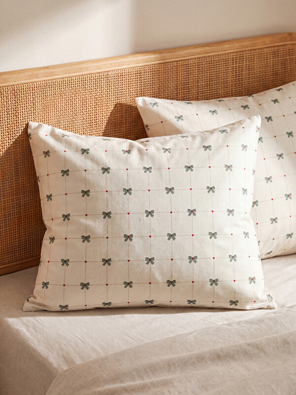 LCW HOME Fiyonk Desenli 2'li Yastık Kılıfı 50x70 cm