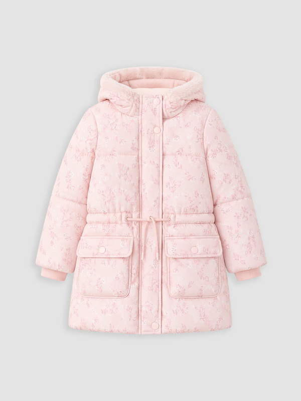 LCW Kids Furred Hooded Girls' Coat