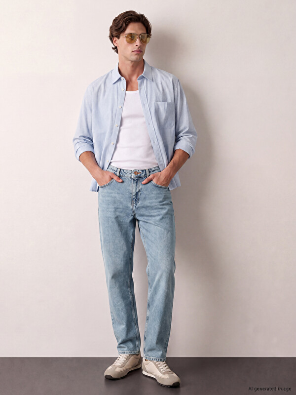 LCW Jeans 745 машки фармерки со широк крој