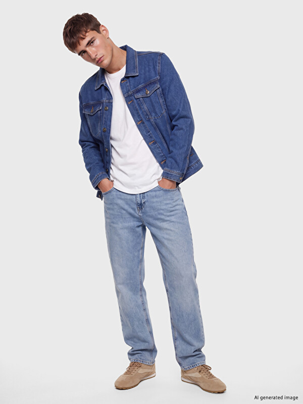 LCW Jeans 745 široke traperice za muškarce