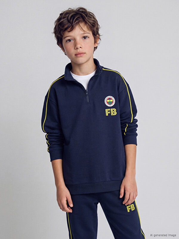 LCW Kids Fenerbahçe Erkek Çocuk Sweatshirt