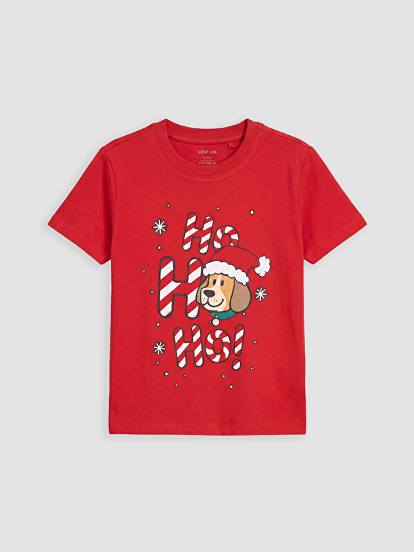 LCW Kids Crew Neck Printed Boys' T-Shirt