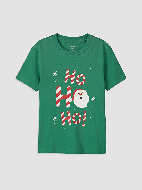 LCW Kids Crew Neck Printed Boys' T-Shirt