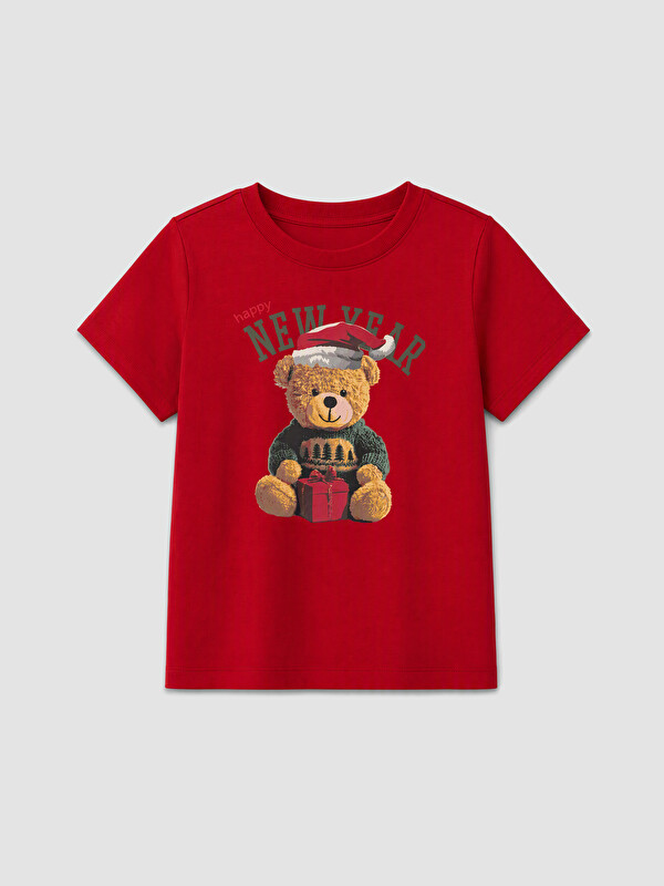 LCW Kids New Year Themed Boys' T-Shirt
