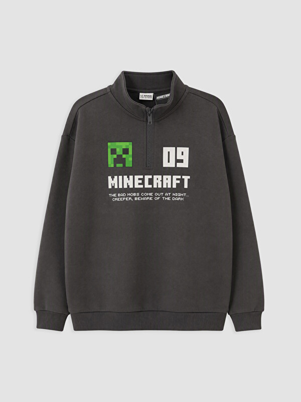 LCW Kids Hanorac gros imprimat Minecraft pentru băieți