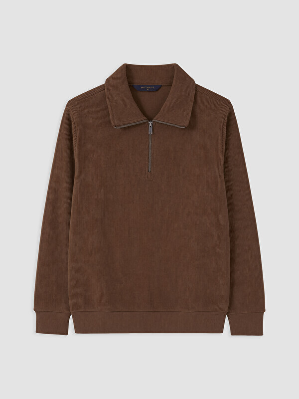 SOUTHBLUE Polo Yaka Erkek Sweatshirt
