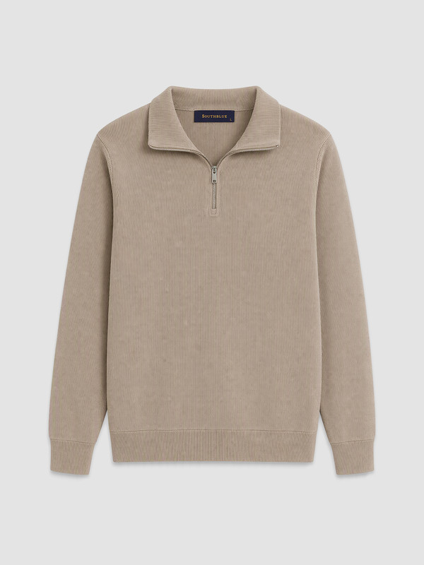 SOUTHBLUE Polo Yaka Erkek Sweatshirt