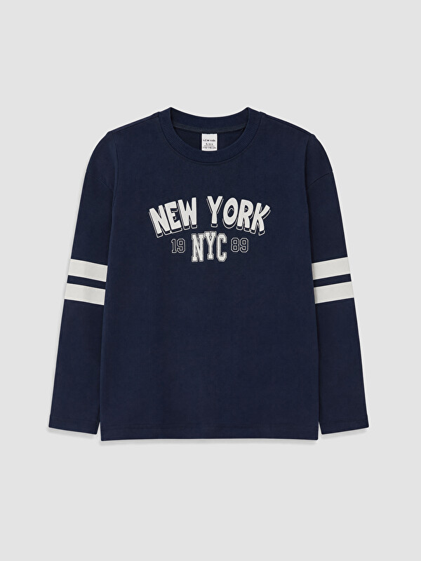 LCW Kids T-shirt garçon à col rond imprimé NYC