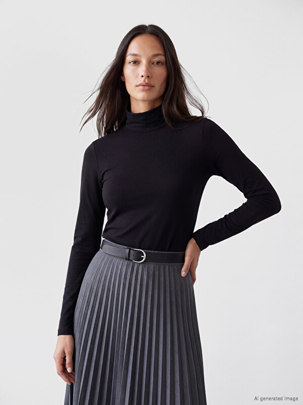 LC WAIKIKI Dik Yaka Kadın Body