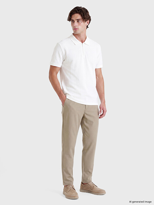 LCW Vision Regular Fit Polo Collar Men's T-shirt