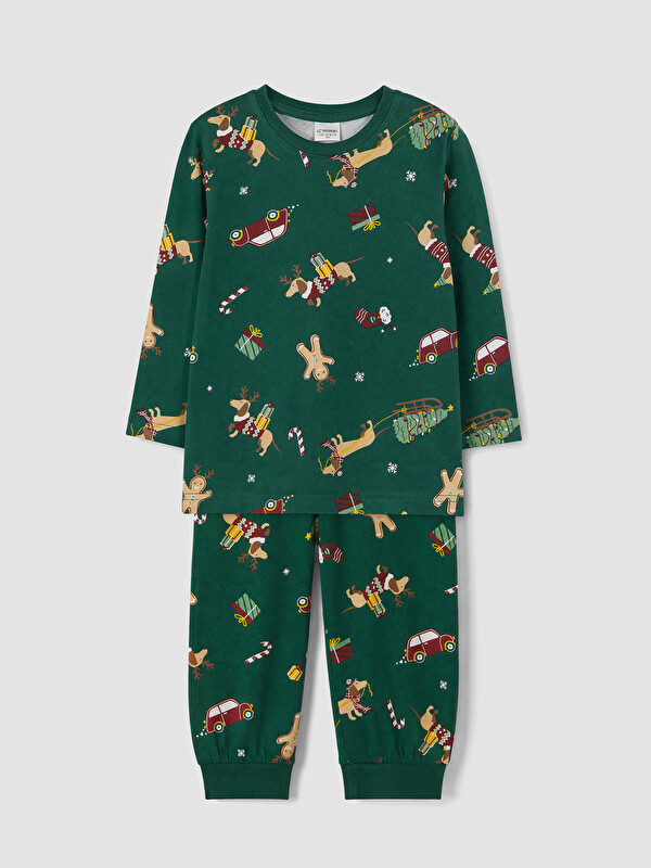LCW Kids New Year Themed Boys' Pyjamas Set
