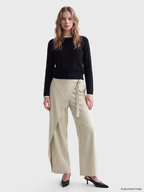 LCW Vision Woman Beige Trousers