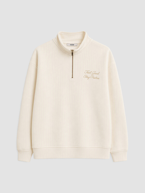 XSIDE Embroidered Oversize Women's Thick Sweatshirt